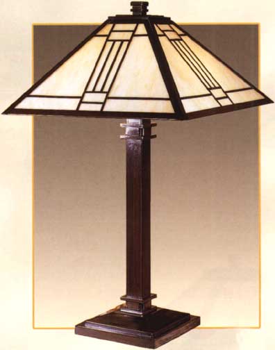 Tiffany Mission Lamps Noir Mission Table Lamp By Dale Tiffany